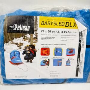 Pelican BabySled DLX Weather Shield Blue Baby Toddler Sled Deluxe Cover ONLY